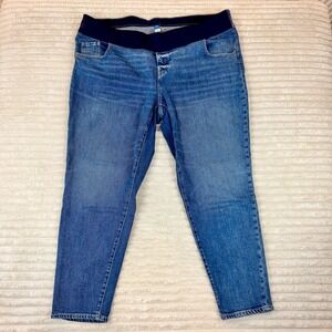 NWOT‎ Old Navy Maternity O.G. Straight Leg Jeans Comfort Panel Women's 20L